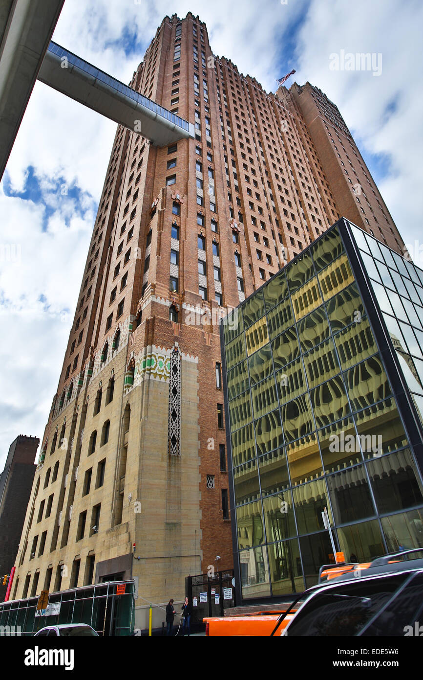 Guardian Building Detroit, Michigan, USA. Le 24 octobre 2014. Banque D'Images