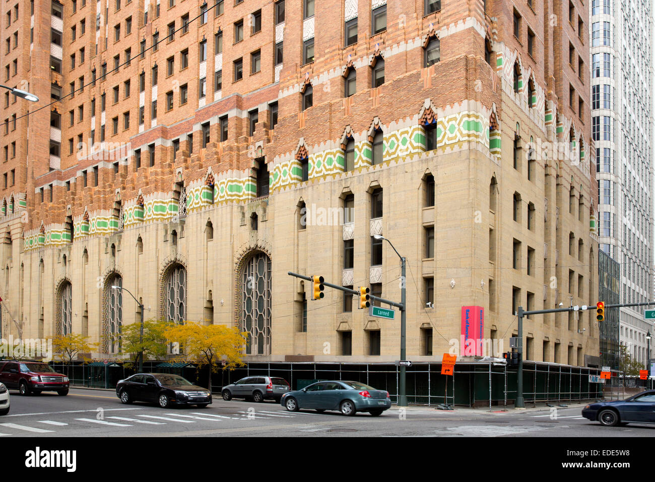 Guardian Building Detroit, Michigan, USA. Le 24 octobre 2014. Banque D'Images