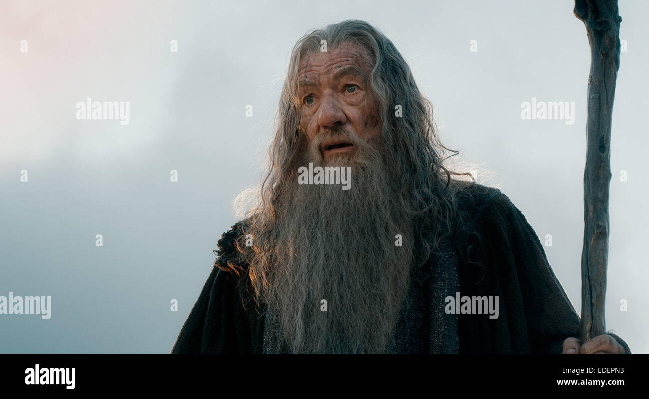 Le Hobbit : LA BATAILLE DES CINQ ARMÉES (2014) IAN MCKELLEN PETER JACKSON (DIR) COLLECTION MOVIESTORE LTD Banque D'Images