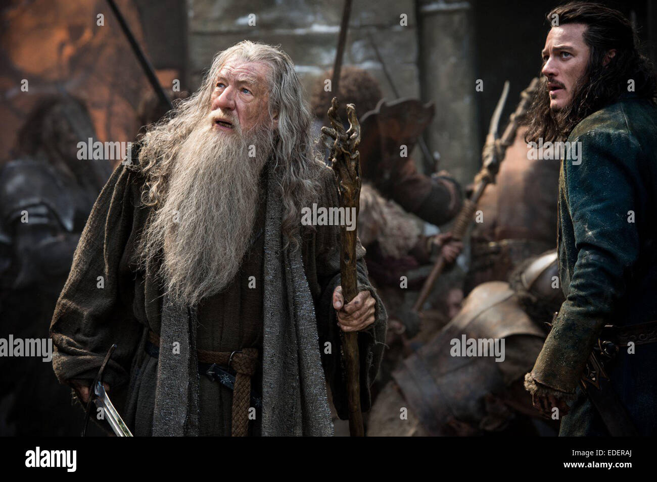 Le Hobbit : LA BATAILLE DES CINQ ARMÉES (2014) IAN MCKELLEN, LUKE EVANS PETER JACKSON (DIR) COLLECTION MOVIESTORE LTD Banque D'Images