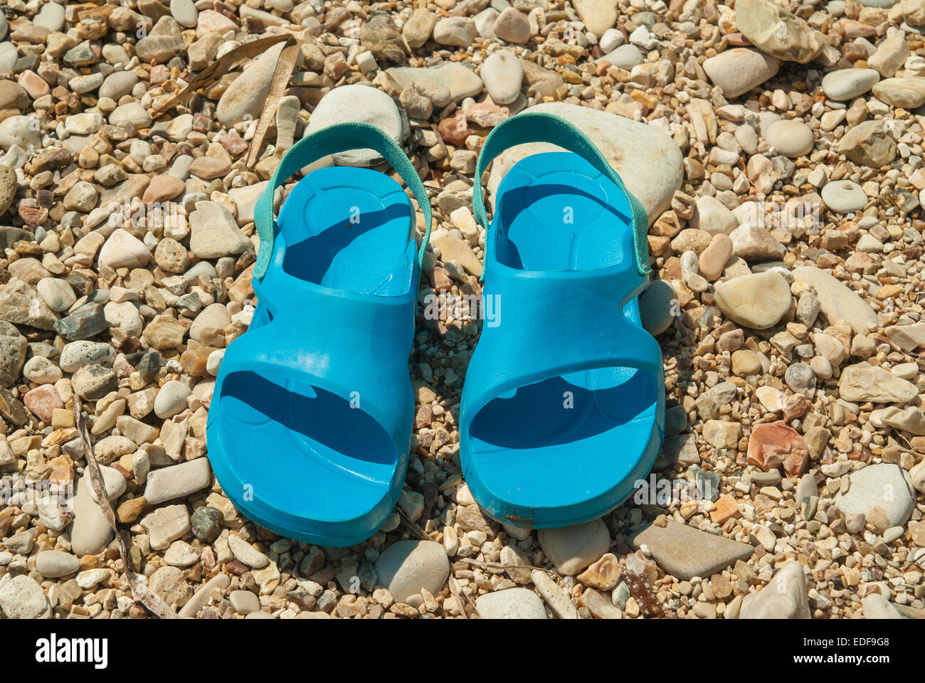 Blue Beach chaussons à Pebble Beach Banque D'Images