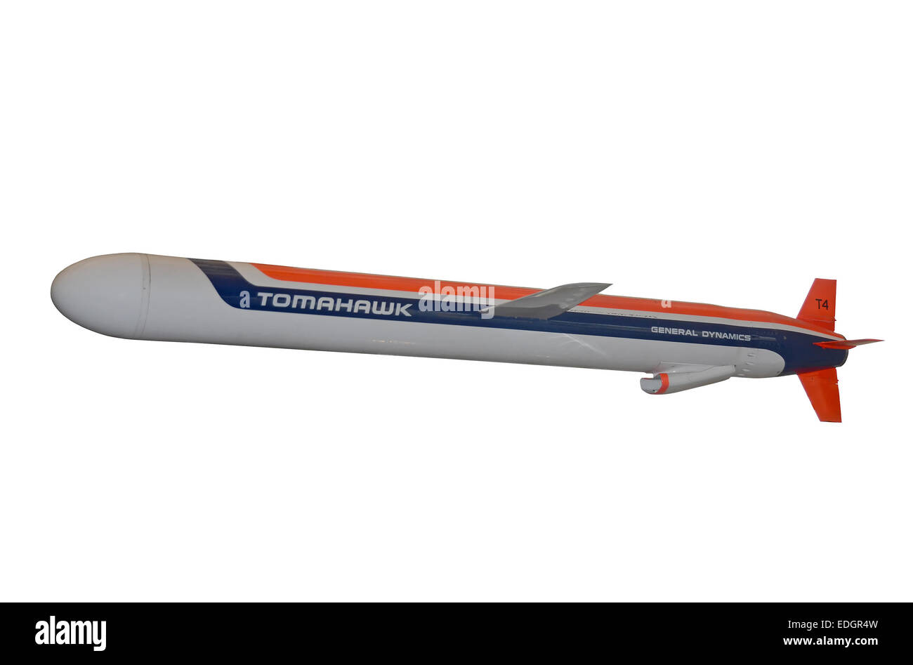 Washington, DC - 17 Avril 2013 : Guerre froide Tomahawk misile est exposée au public à Washington, DC. Banque D'Images