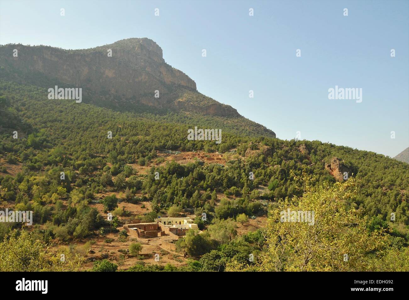 Maroc paysage à Oujda région Banque D'Images