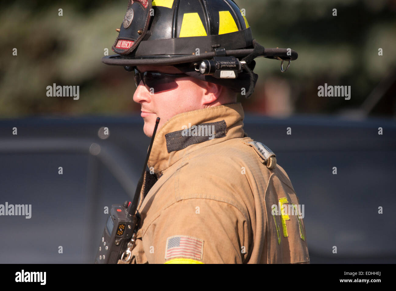 Pompier WI Germantown Banque D'Images