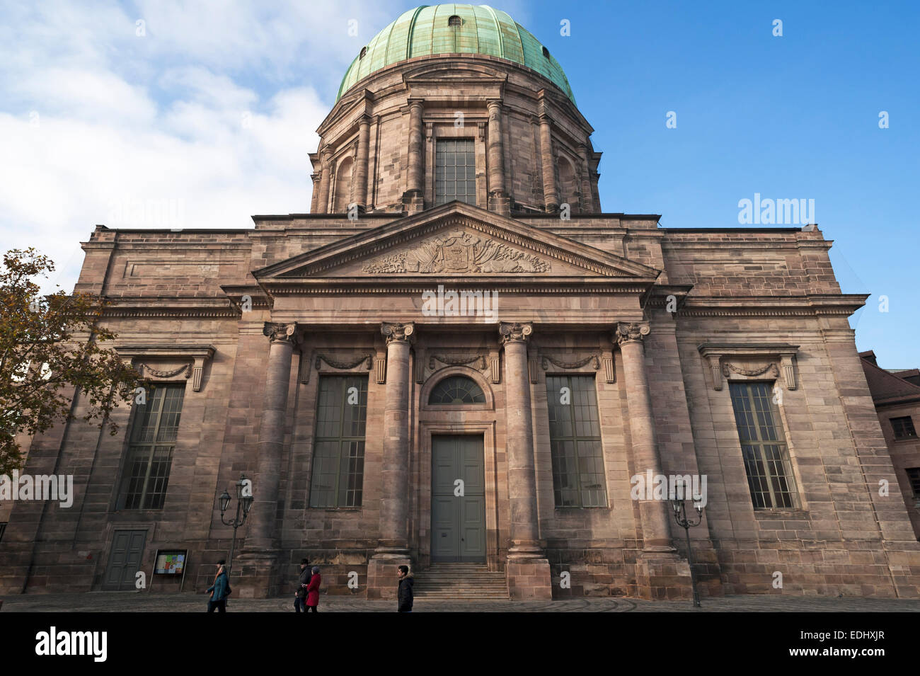 L'église Sainte Elisabeth, église néo-classique terminée en 1903, Nuremberg, Middle Franconia, Bavaria, Germany Banque D'Images