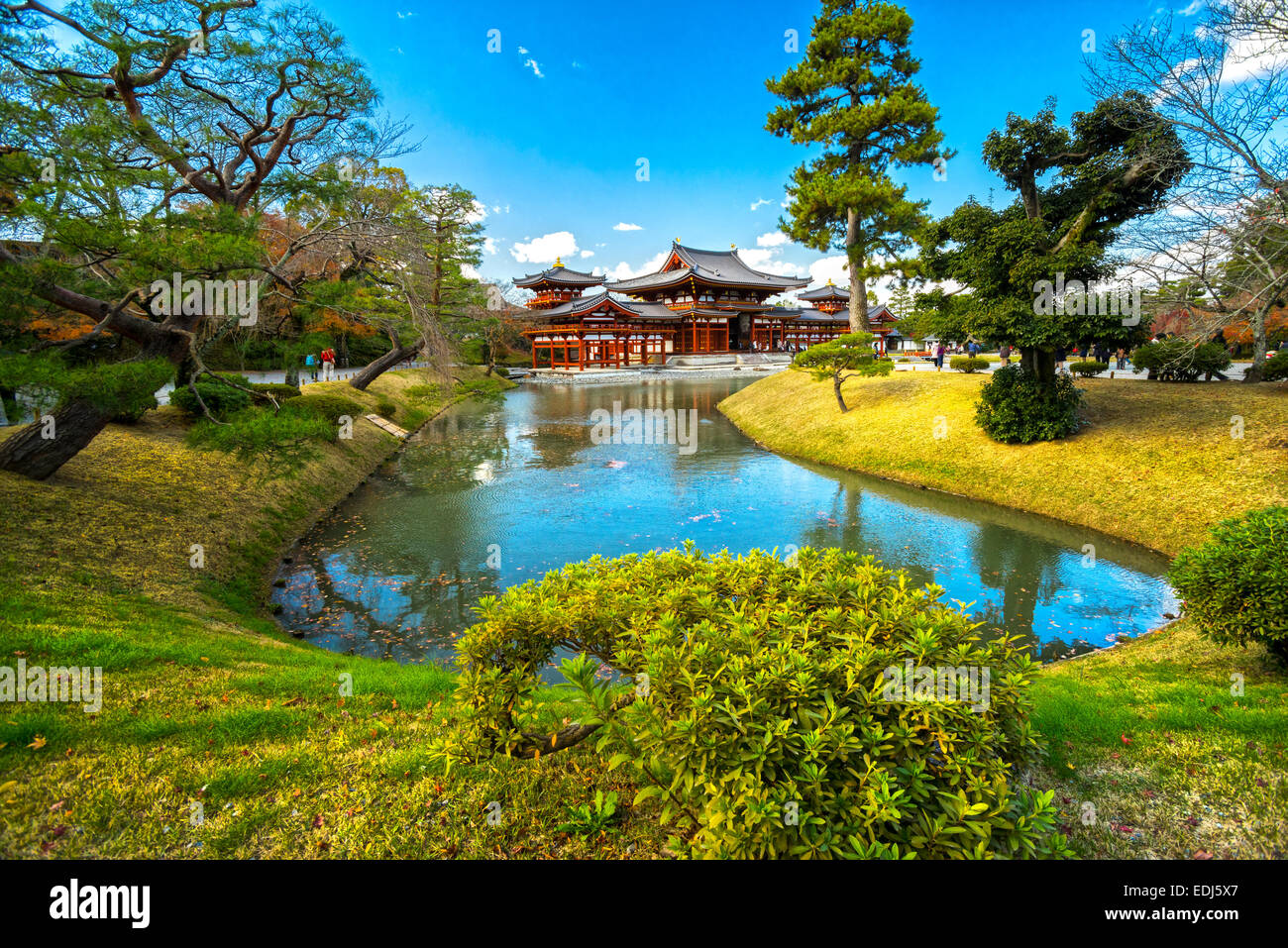 Temple Byodo-in. Kyoto, Japon. Banque D'Images