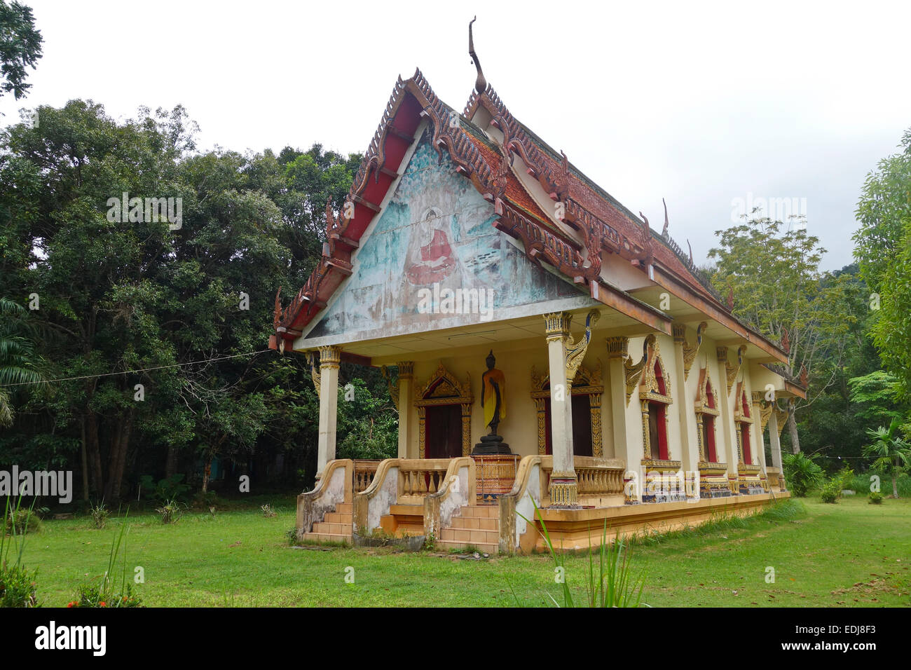 Lanta Old Town temple bouddhiste, monastère de forêt, Koh Lanta, Krabi, Thaïlande, Asie du sud-est. Banque D'Images