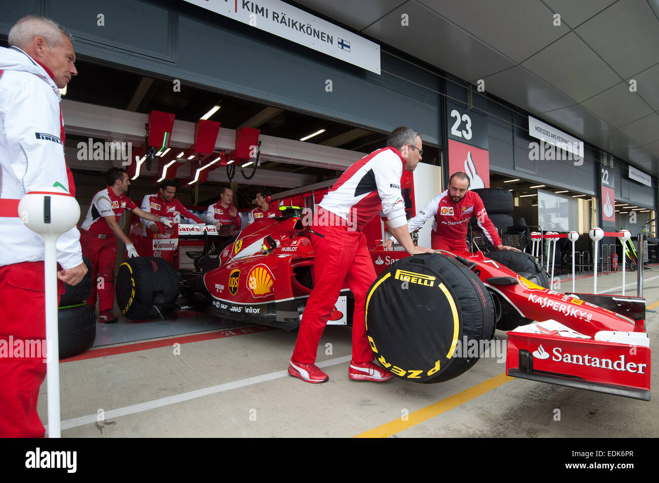 Silverstone F1 Grand Prix, course de qualification comprend : Atmosphère Où : Northampton, Royaume-Uni Quand : 05 Jul 2014 Banque D'Images