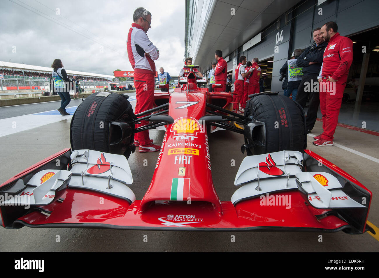 Silverstone F1 Grand Prix, course de qualification comprend : Atmosphère Où : Northampton, Royaume-Uni Quand : 05 Jul 2014 Banque D'Images