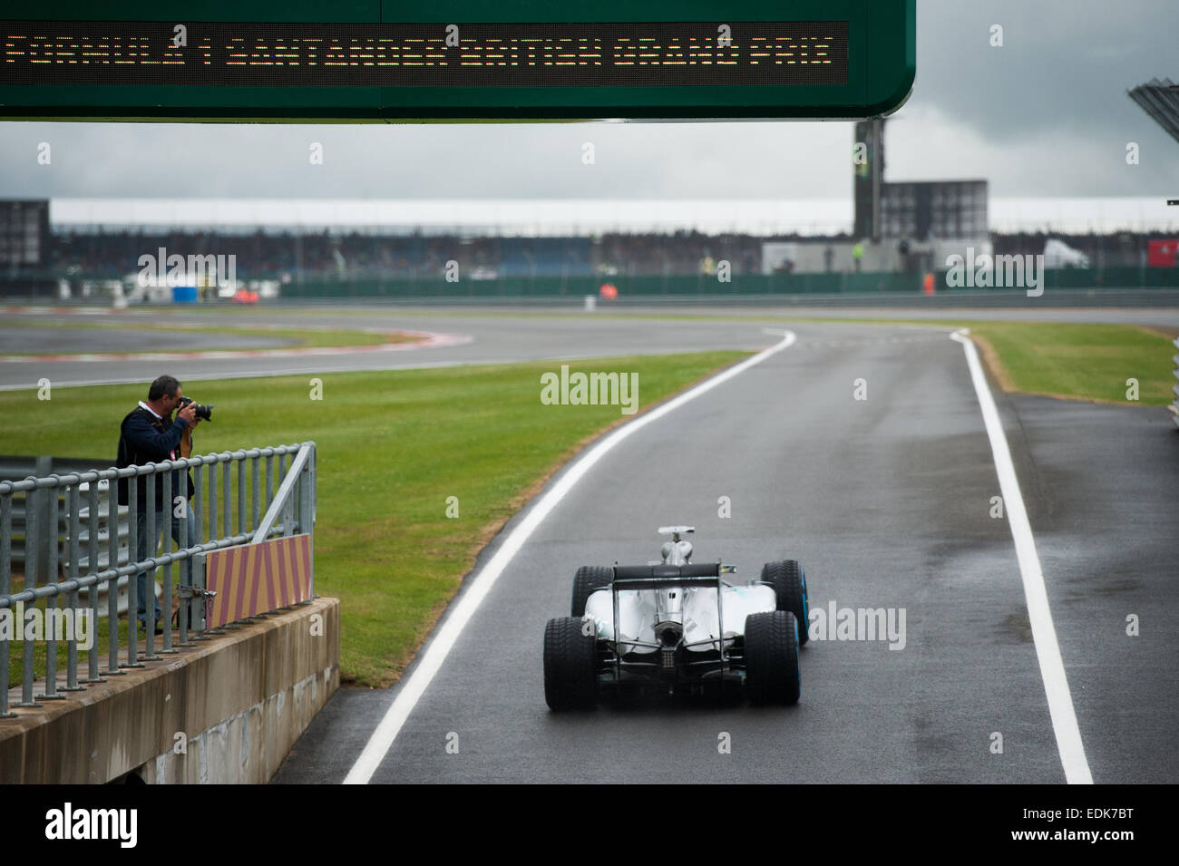 Silverstone F1 Grand Prix, course de qualification comprend : Atmosphère Où : Northampton, Royaume-Uni Quand : 05 Jul 2014 Banque D'Images