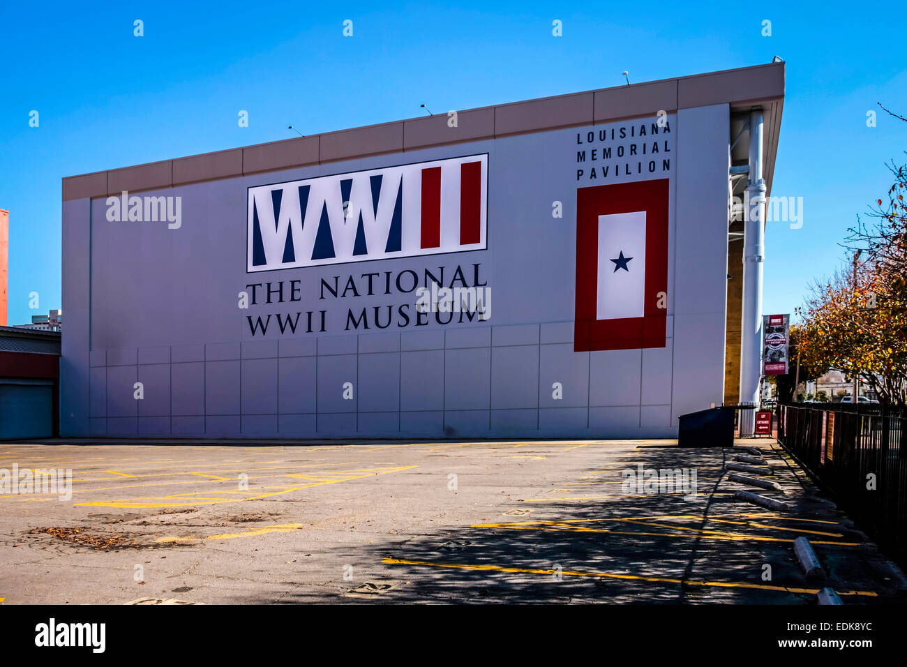 Le Musée National de la seconde guerre mondiale dans l'Entrepôt/Arts District de New Orleans LA Banque D'Images