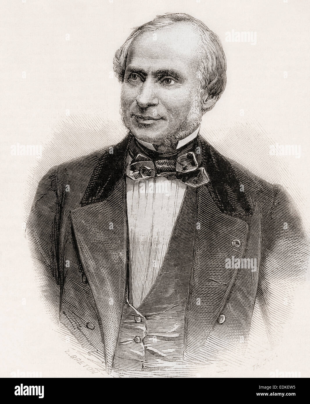 Camille Doucet, 1812 - 1895. Poète et auteur dramatique français. Banque D'Images