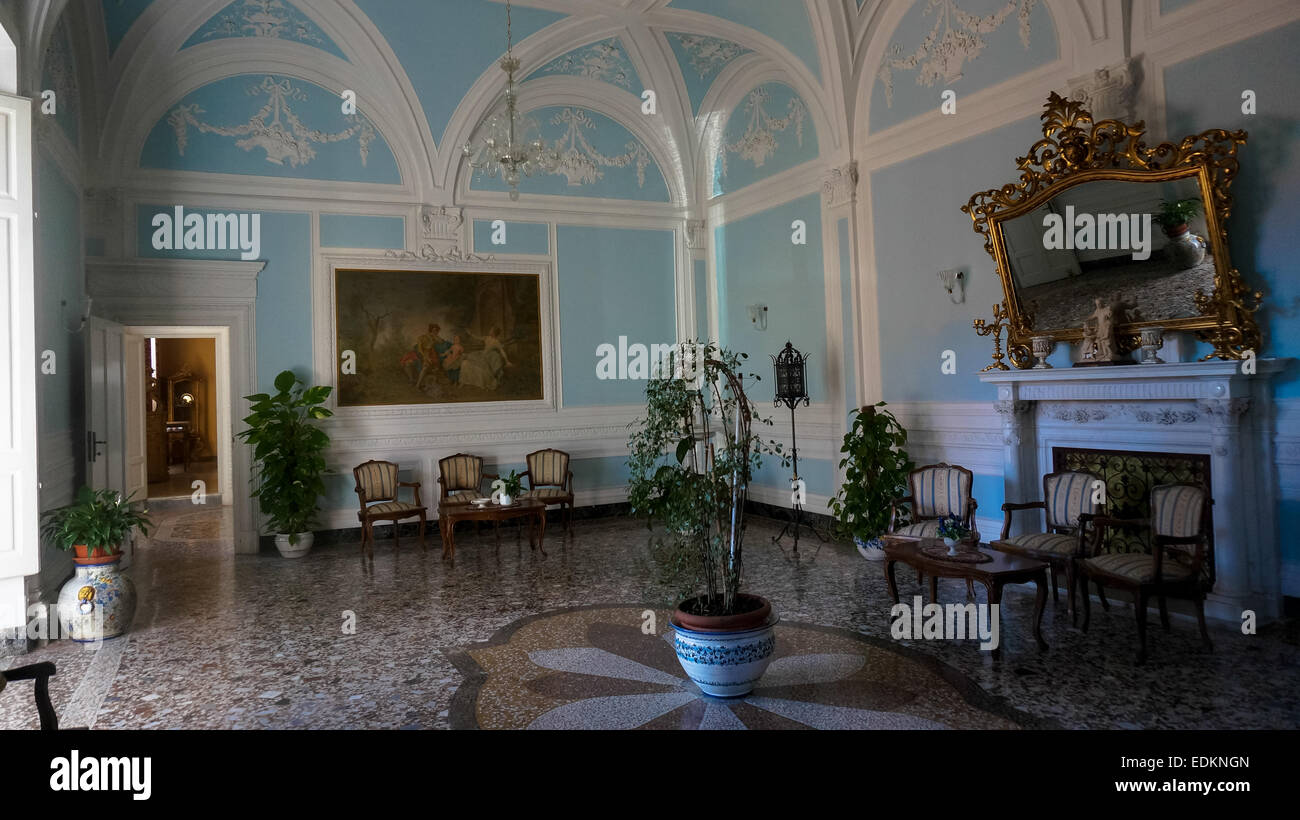 La vie urbaine dans une famille locale à Florence, Toscane, Italie Banque D'Images