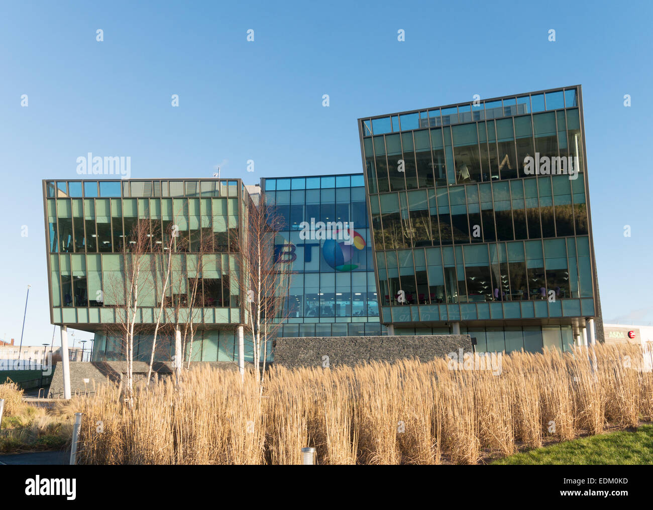 British Telecom Construction de South Shields North East England UK Banque D'Images