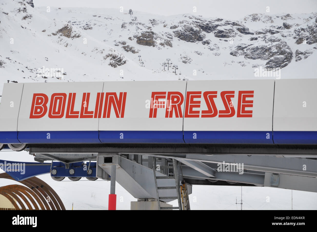Bollin Fresse, la société, Val Claret, Tignes, France Banque D'Images