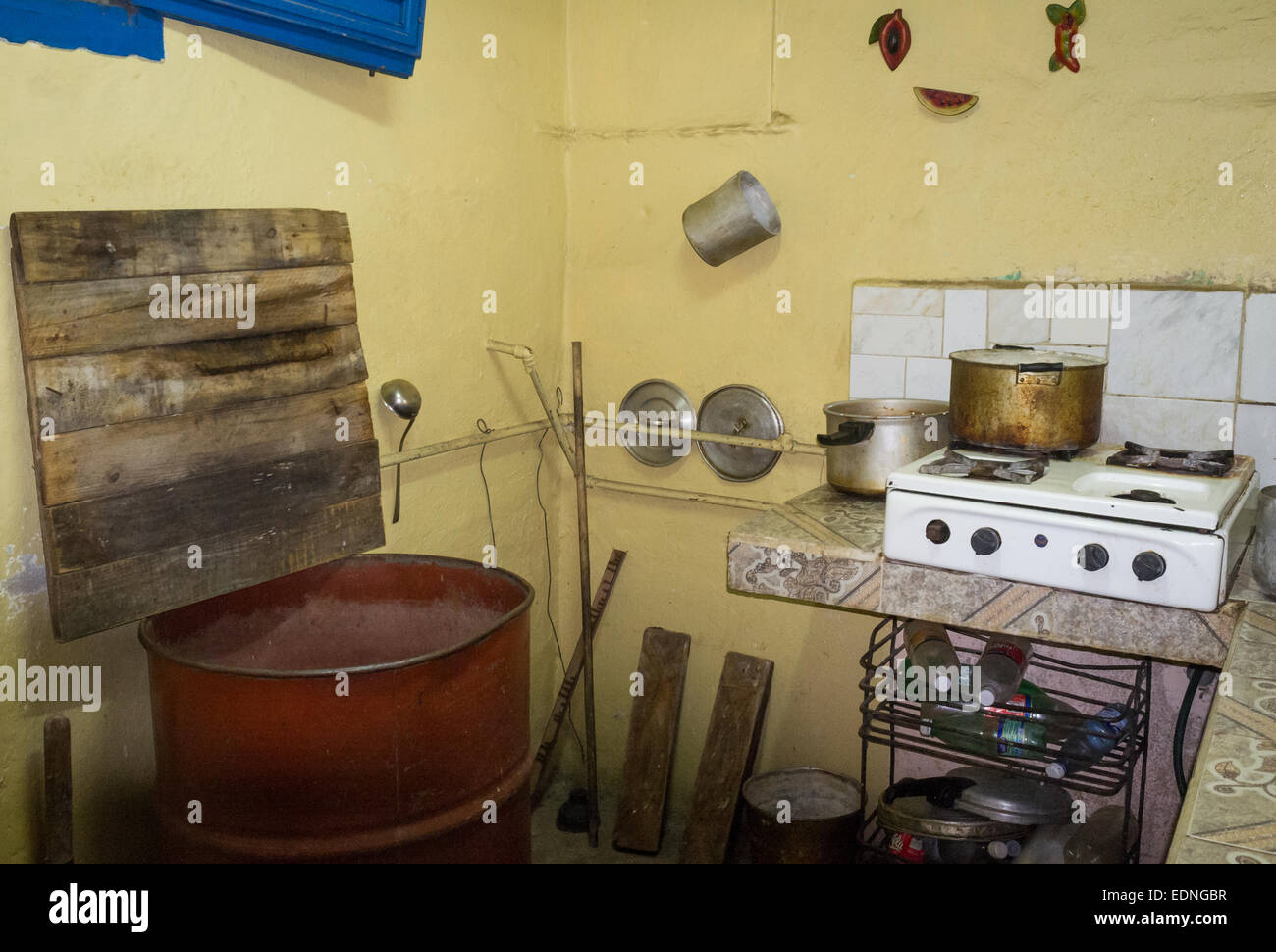 Cuba Street Archive. Cuisine cubaine typique dans la Vieille Havane Banque D'Images