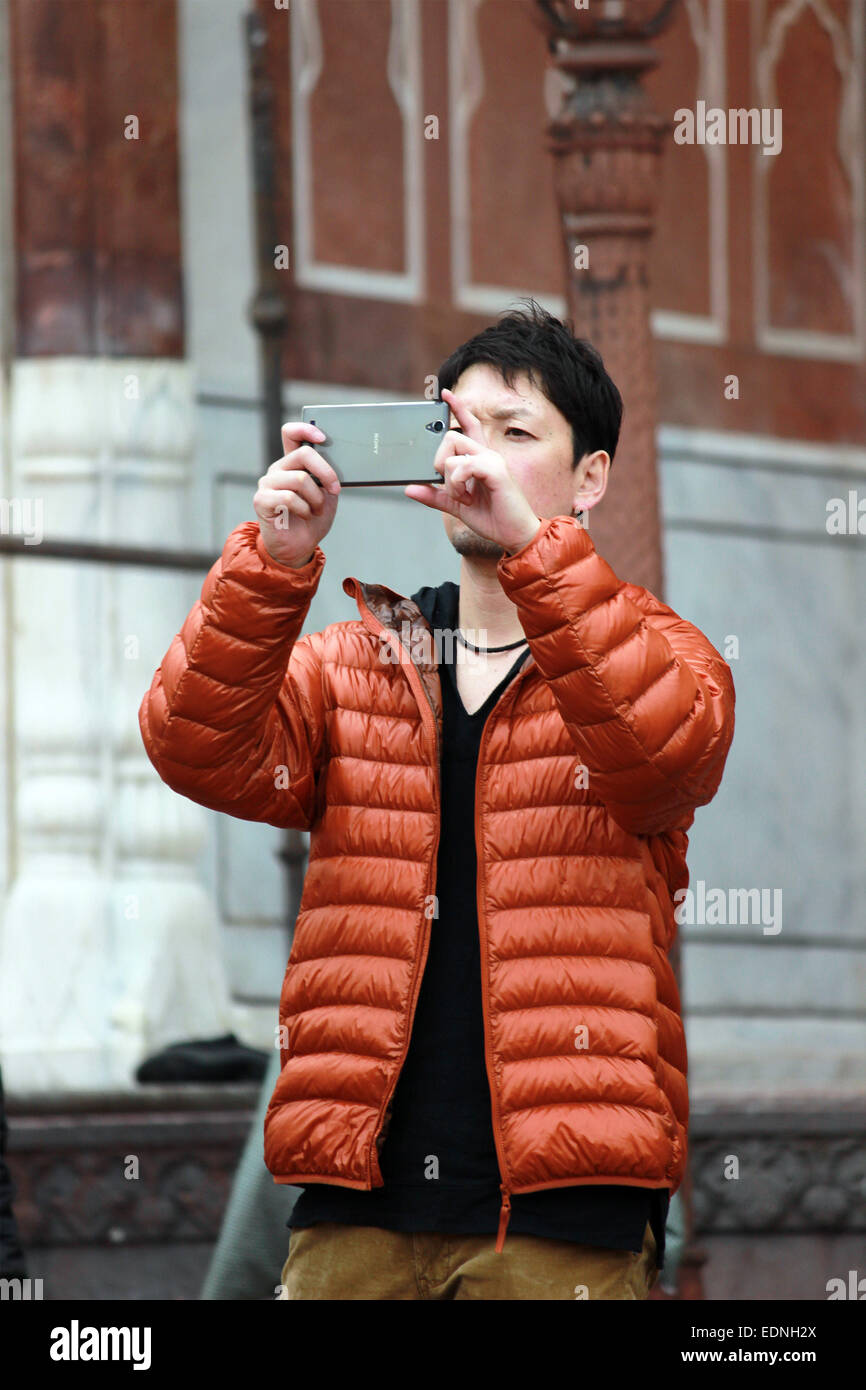Beauté, centennial, nuages, couleur, passionné, champs, frais, à partir de, vert, dans, l'isolement, paysage, grand, homme, man, Montana, Banque D'Images
