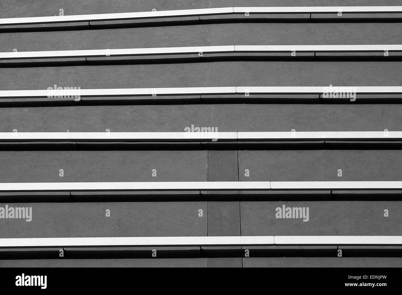 Abstrait architecture noir et blanc - Stock Image Banque D'Images