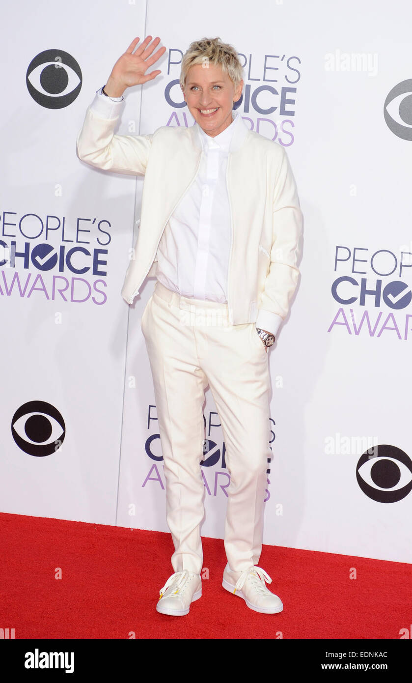 Ellen Degeneres Peoples Choice Awards 2015 07/01/2015 Los Angeles Banque D'Images