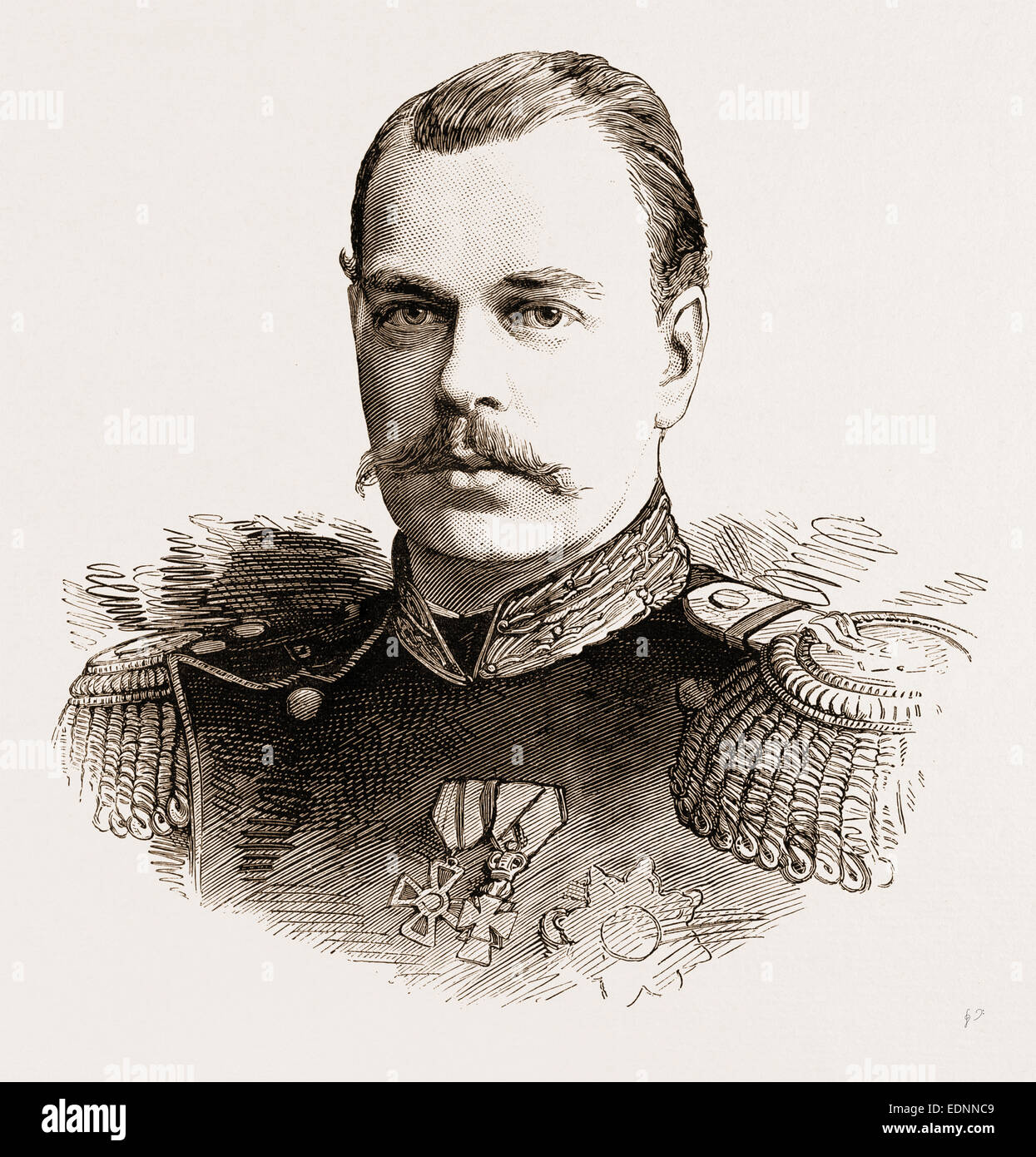 Alexandre III, tsar de Russie, 1881 Banque D'Images