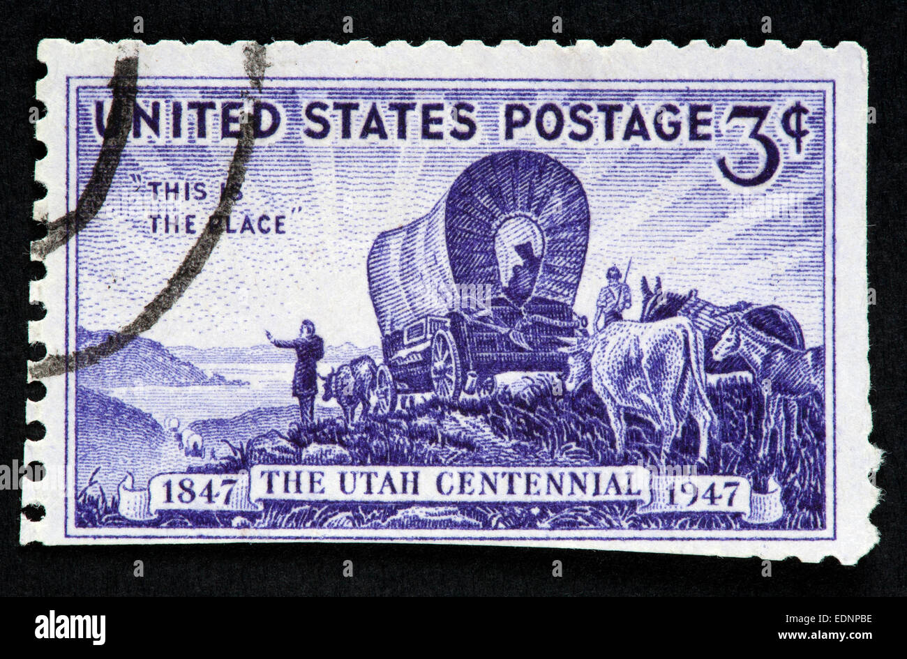 Timbre US Banque D'Images