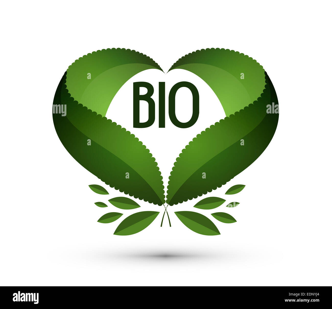 Bio. Logo, icône, signer, emblème, Gabarit Banque D'Images