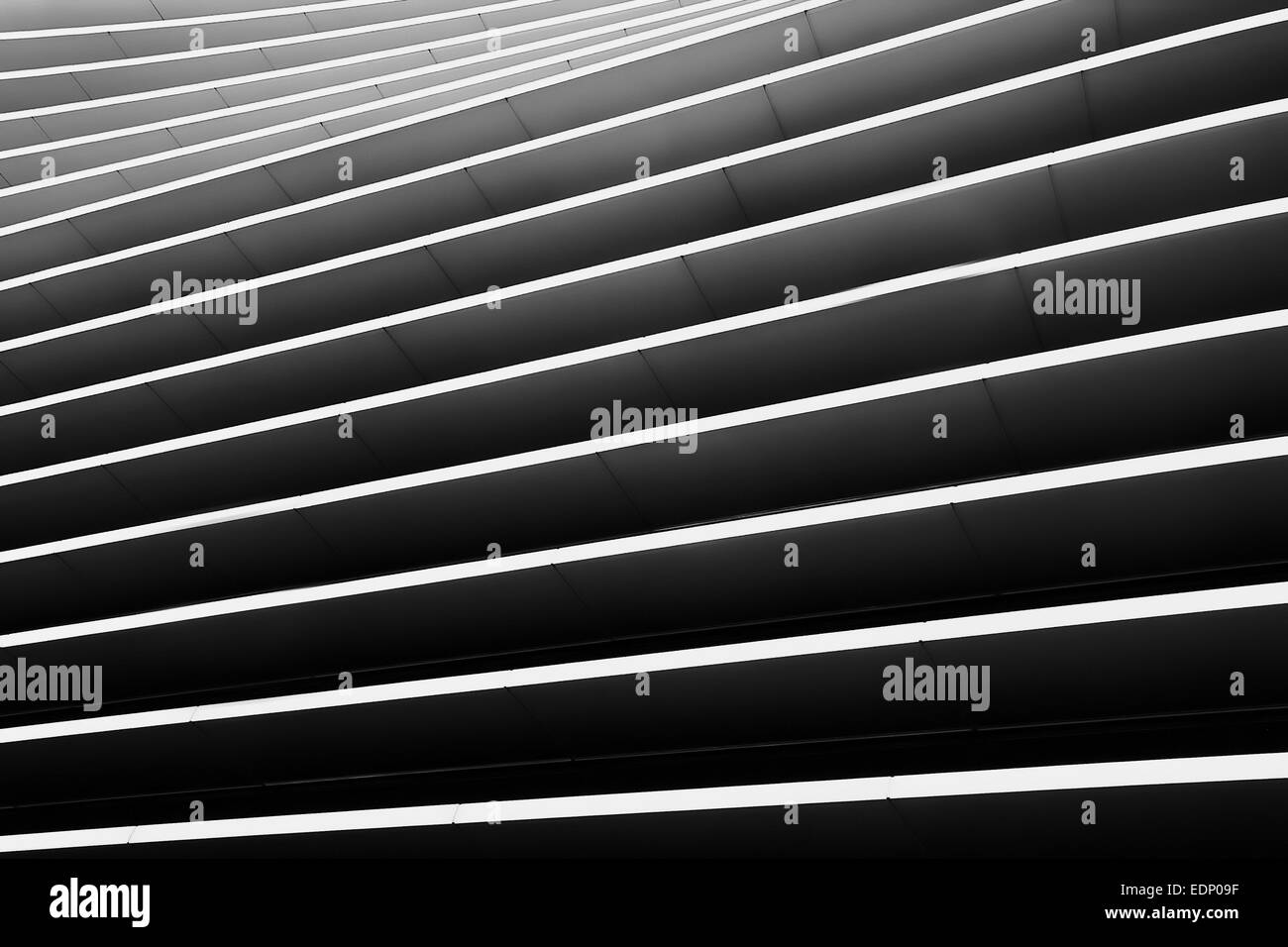 Résumé Contexte L'architecture noir et blanc Banque D'Images
