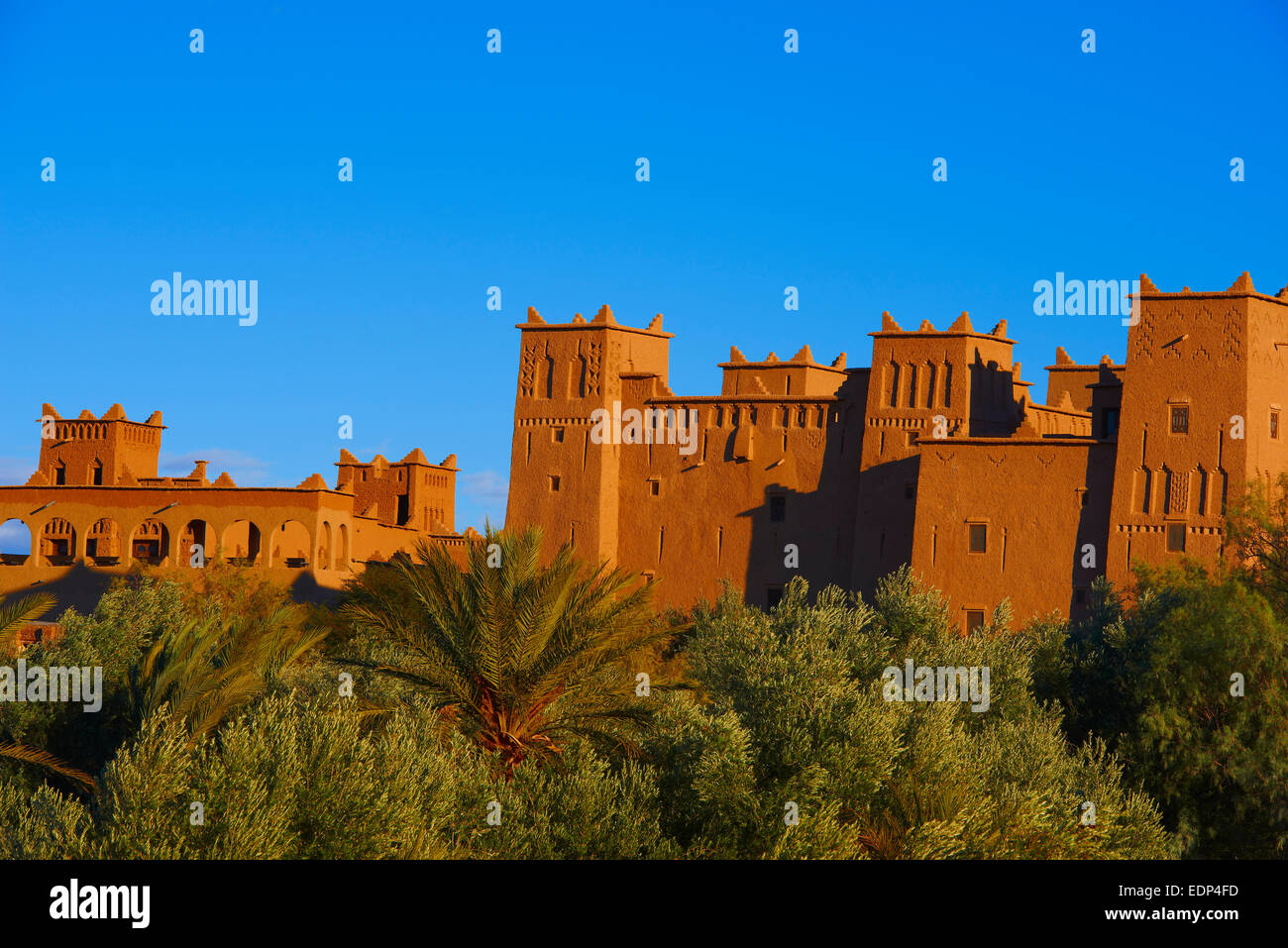 Ait Ben Moro, Ben Moro Kasbah, Skoura, Ouarzazate, Maroc, Afrique Banque D'Images