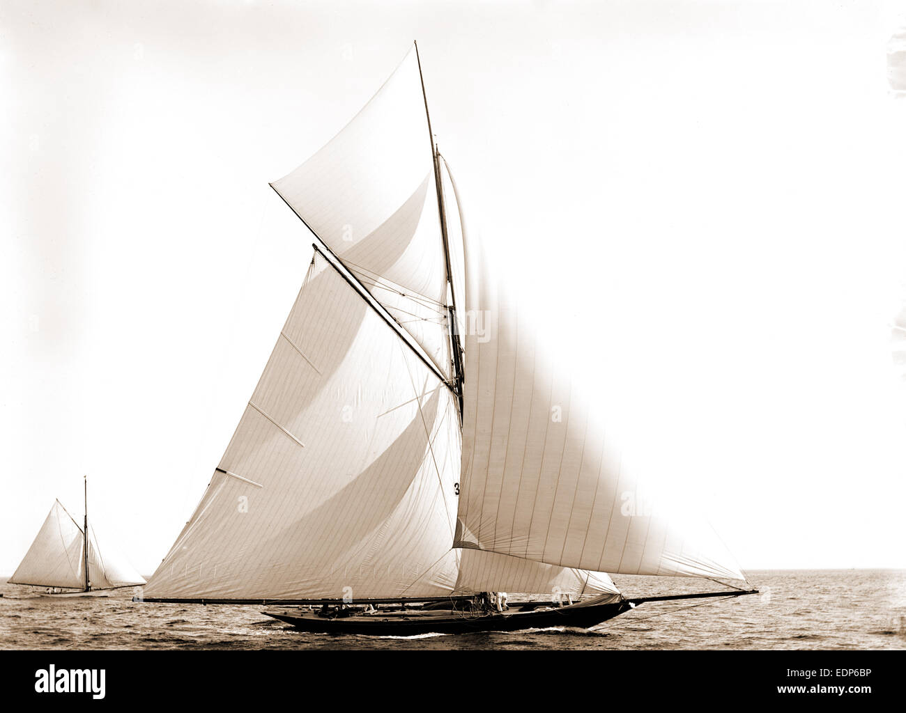 Wasp, Wasp (Sloop), Commodore Gerry Cup, régates, yachts, 1892 Banque D'Images