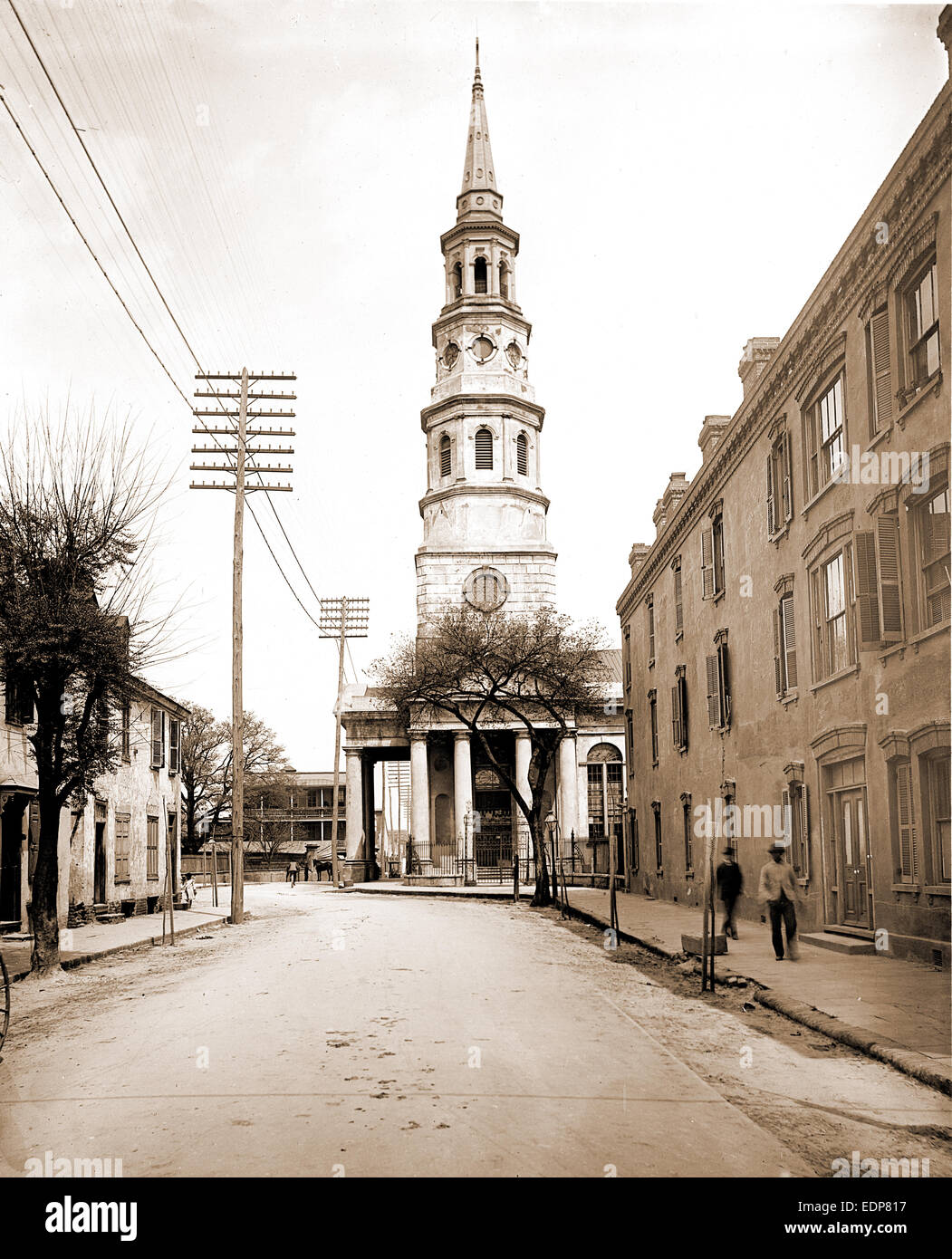 St Philip's Church, Charleston, S.C, St Philip's Episcopal Church (Charleston, S.C.), églises anglicanes, United States Banque D'Images