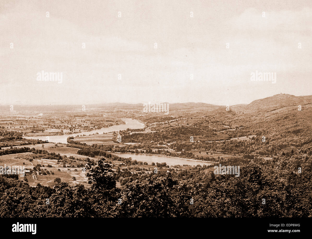 Au sud de Mt. Holyoke, South Hadley, Massachusetts, United States, South Hadley, 1900 Banque D'Images