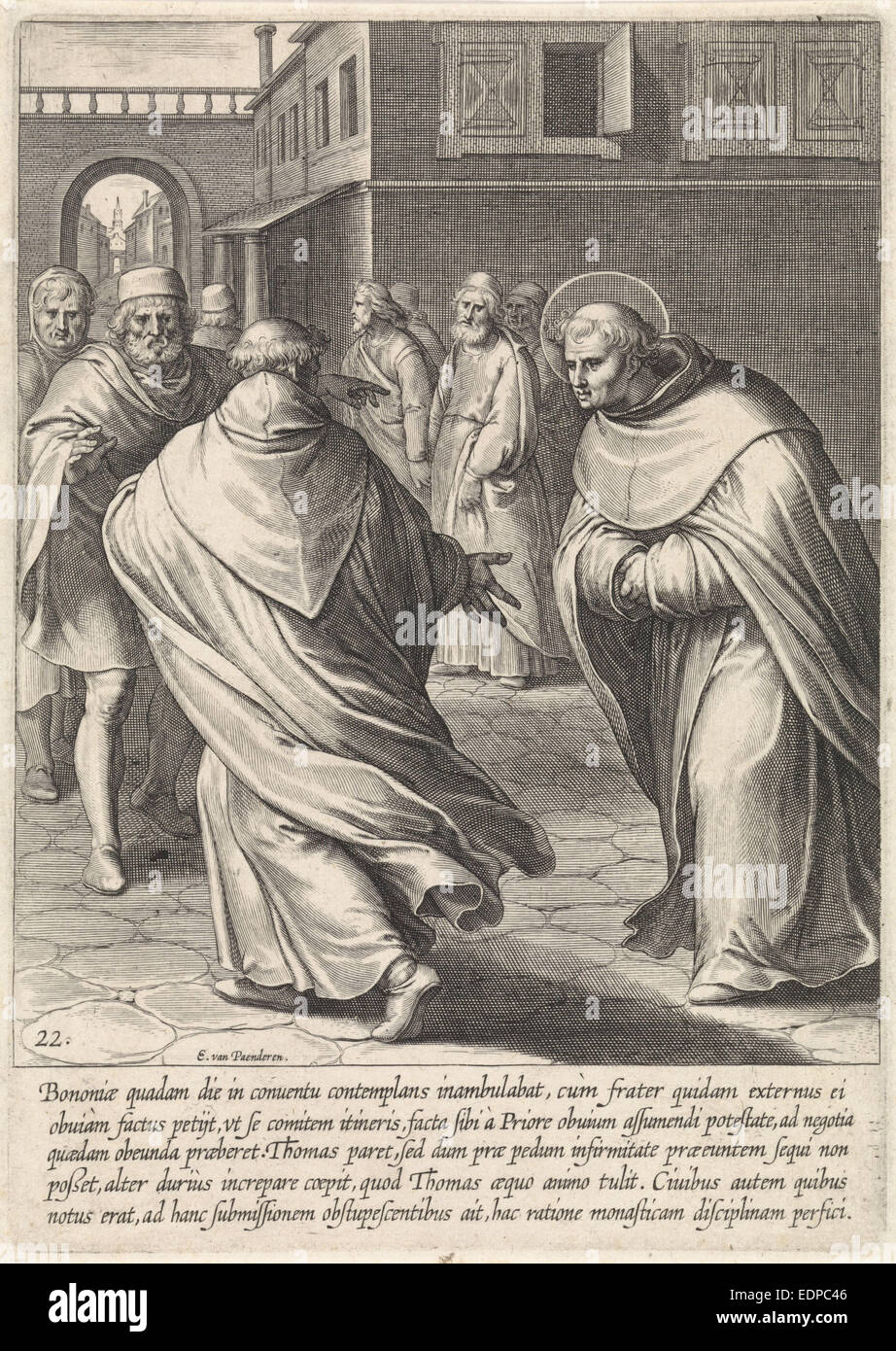 Thomas d'Aquin à Bologne en Italie, Egbert van Panderen, Otto van Veen Banque D'Images