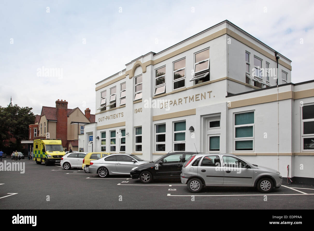 Ouvert récemment Purley War Memorial Hospital, partie de Croydon NHS health services. Rouvert en 2013 après remise à neuf de 11m £ Banque D'Images