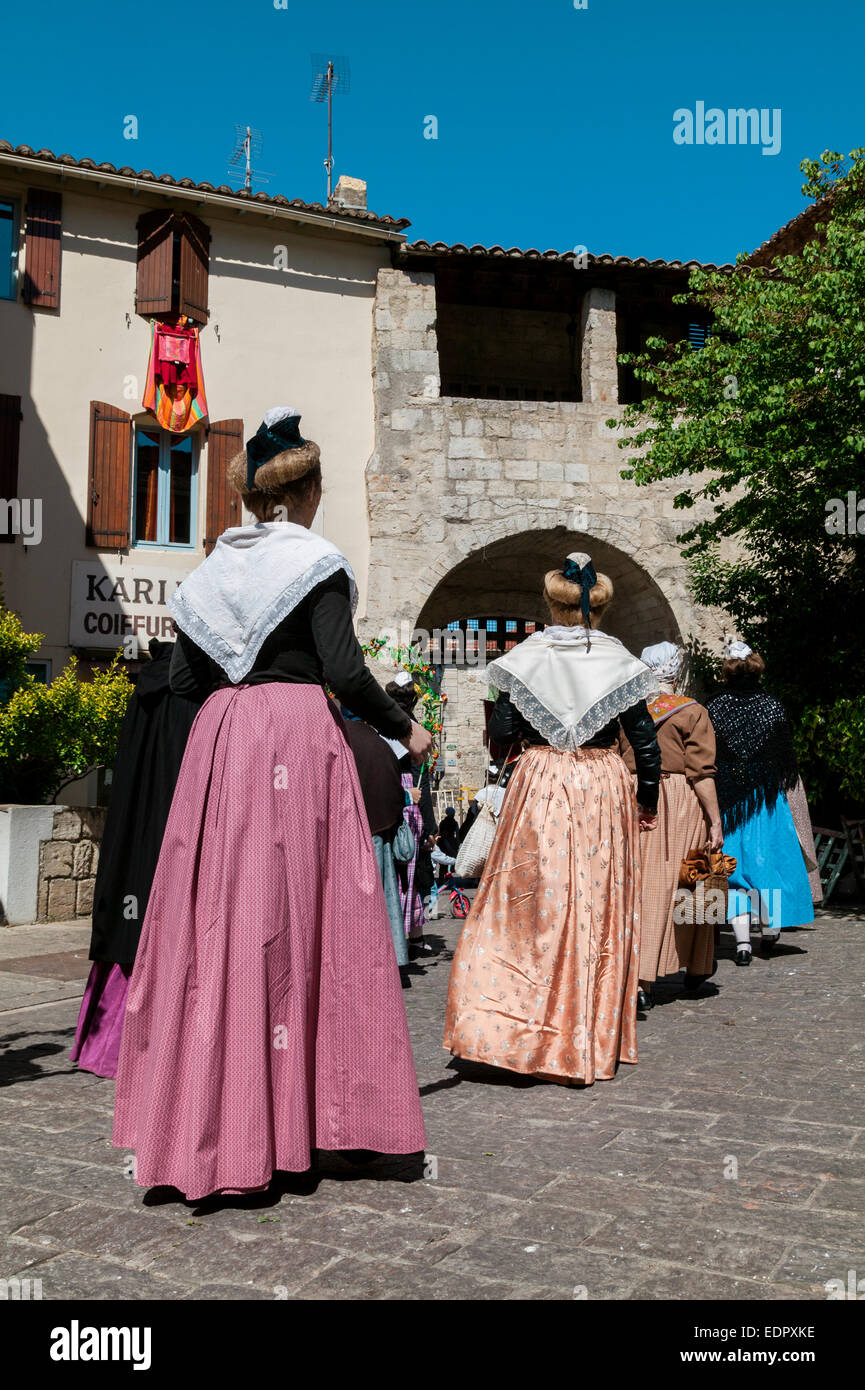 Traditions et Saint Gilles,,Gard,Languedoc Roussillon, France Banque D'Images