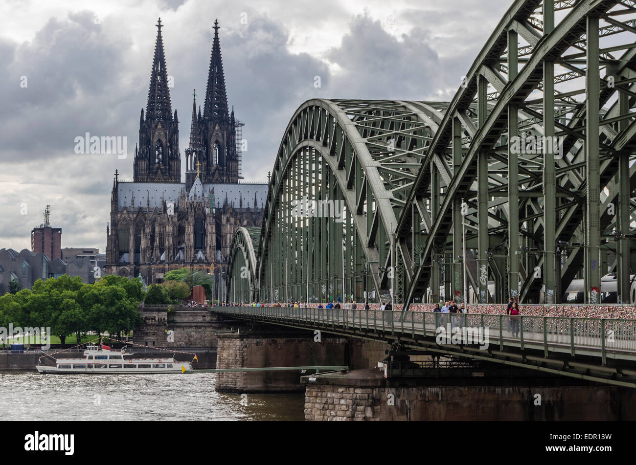 La cathédrale de Cologne, Allemagne Banque D'Images