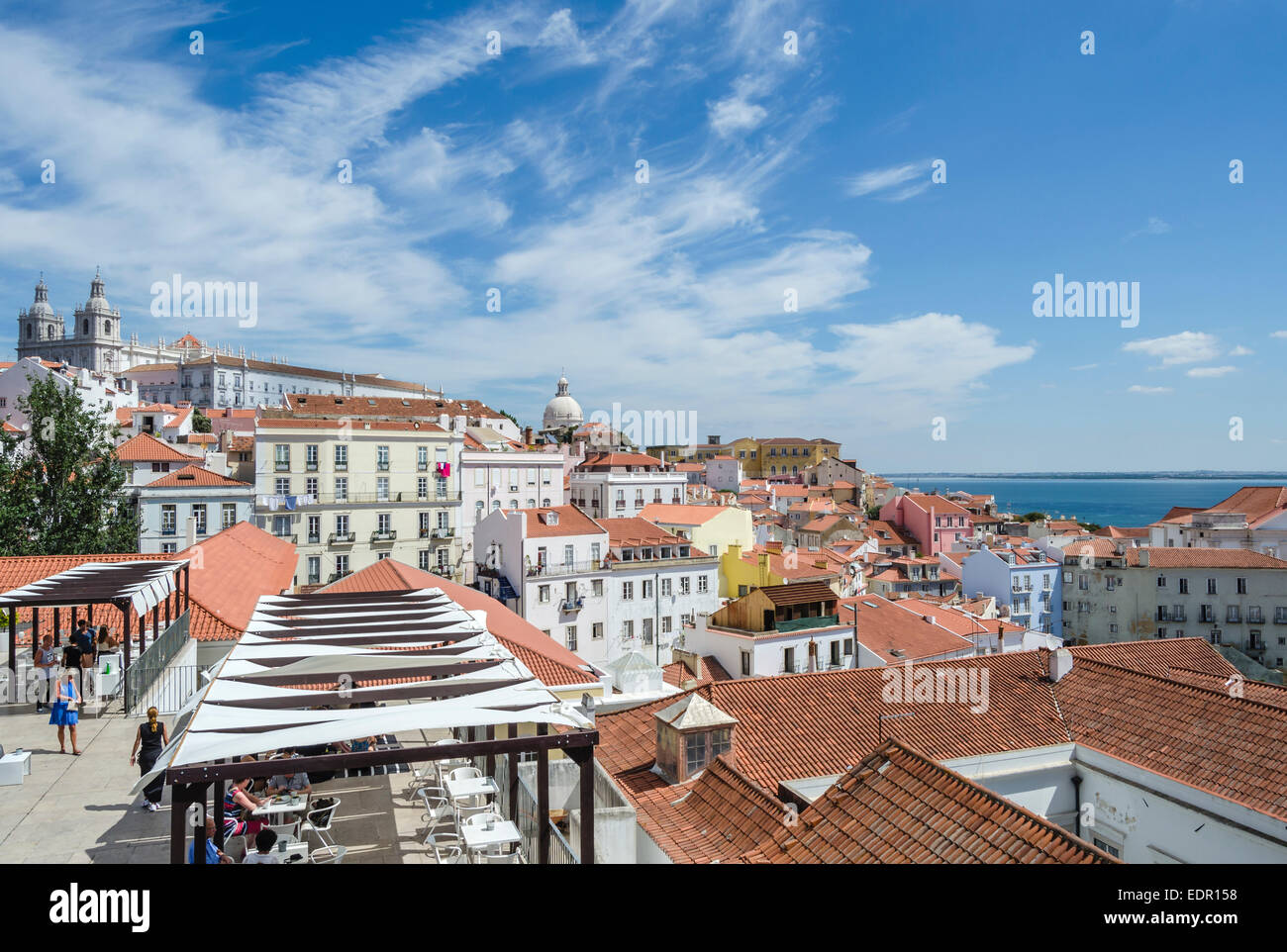 Vieille ville de Lisbonne, Portugal Banque D'Images