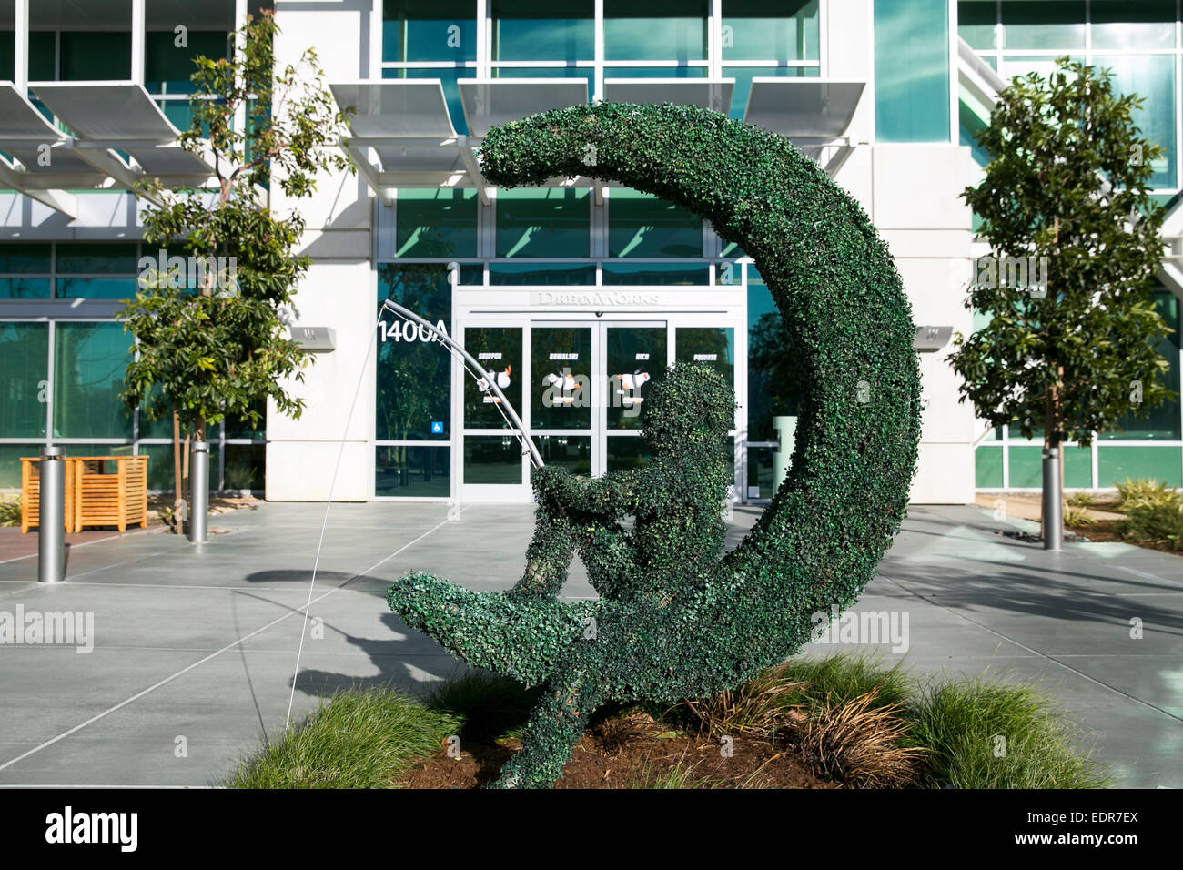 Le siège de PDI/Dreamworks, partie de Dreamworks Animation SKG à Redwood City, en Californie. Banque D'Images