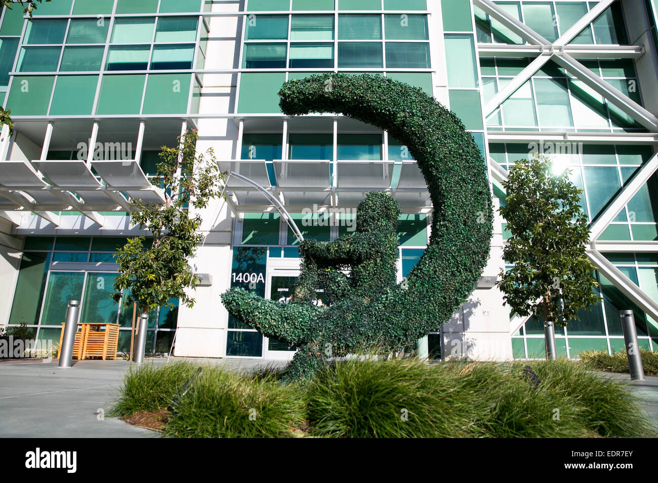 Le siège de PDI/Dreamworks, partie de Dreamworks Animation SKG à Redwood City, en Californie. Banque D'Images