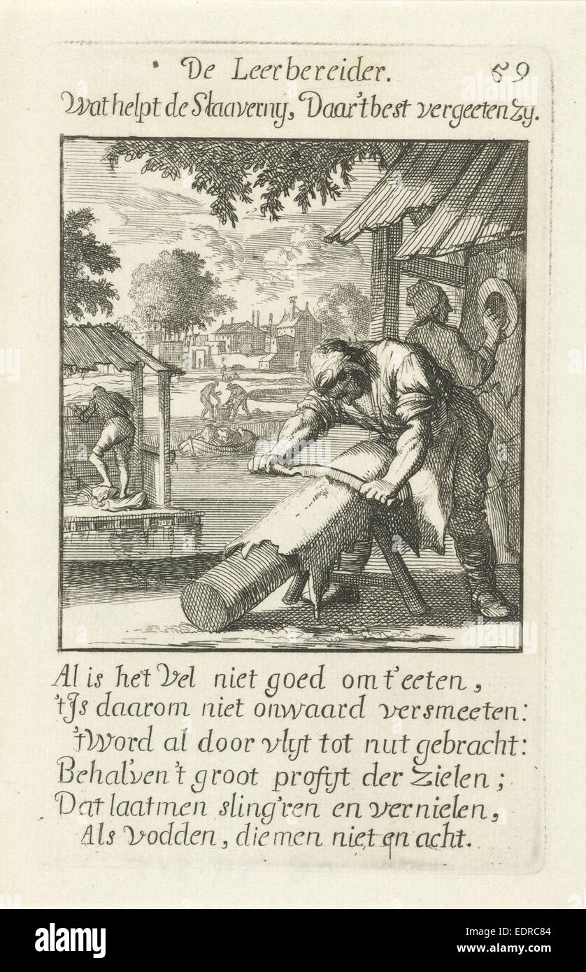 Tanner, Caspar Luyken, Jan Luyken, Néerlandais, 1649 - 1712 Banque D'Images