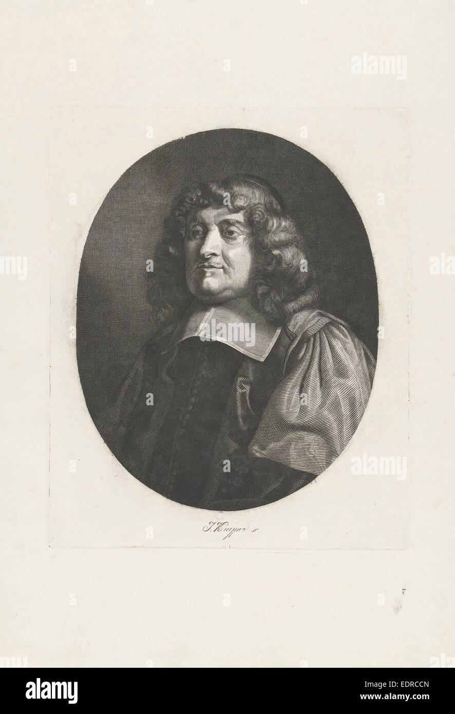 Portrait d'un homme, J. Kuyper Banque D'Images