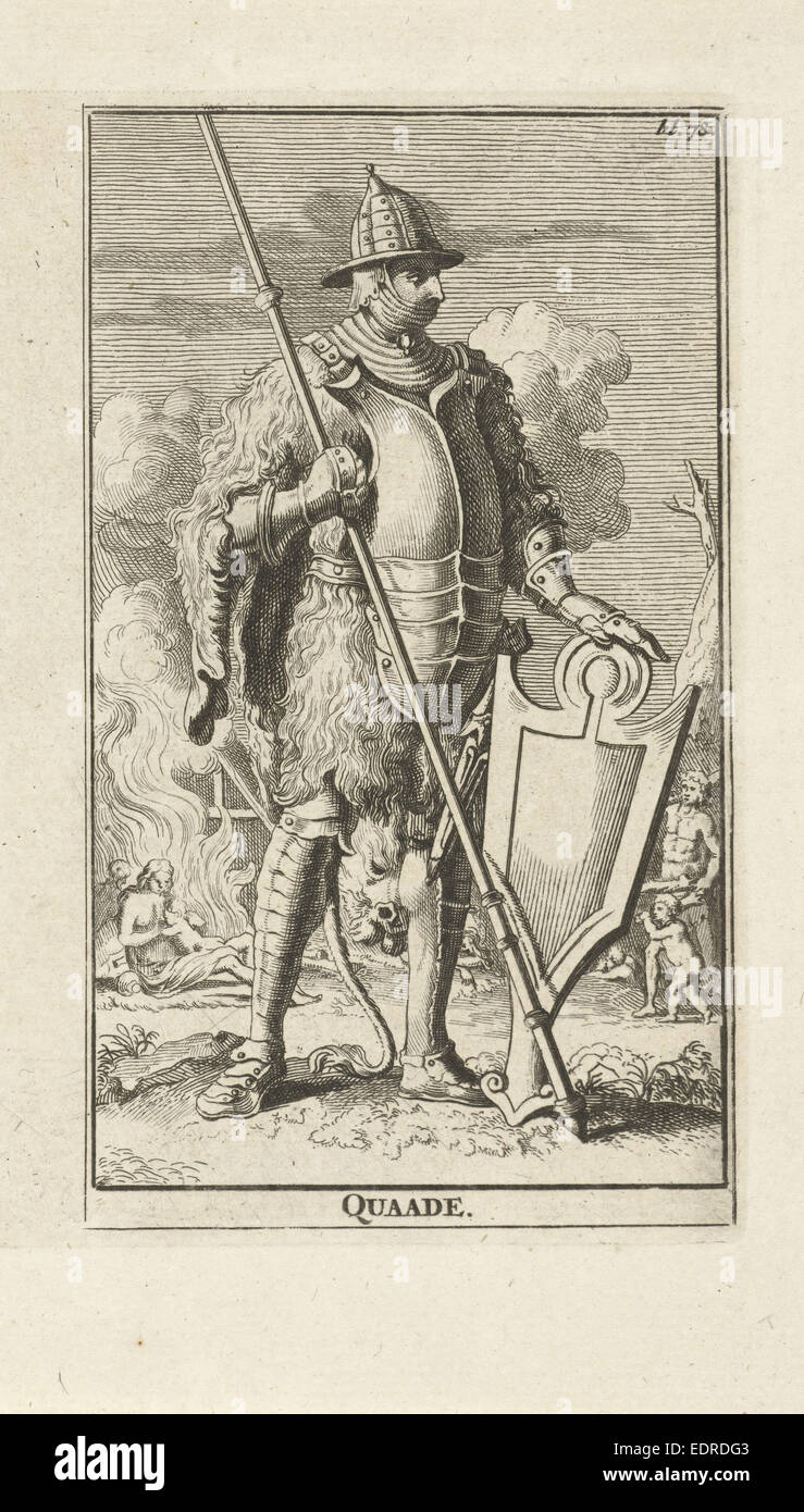 Quaden, Cornelis Visscher (II), Anonyme, 1712 - 1714 Banque D'Images