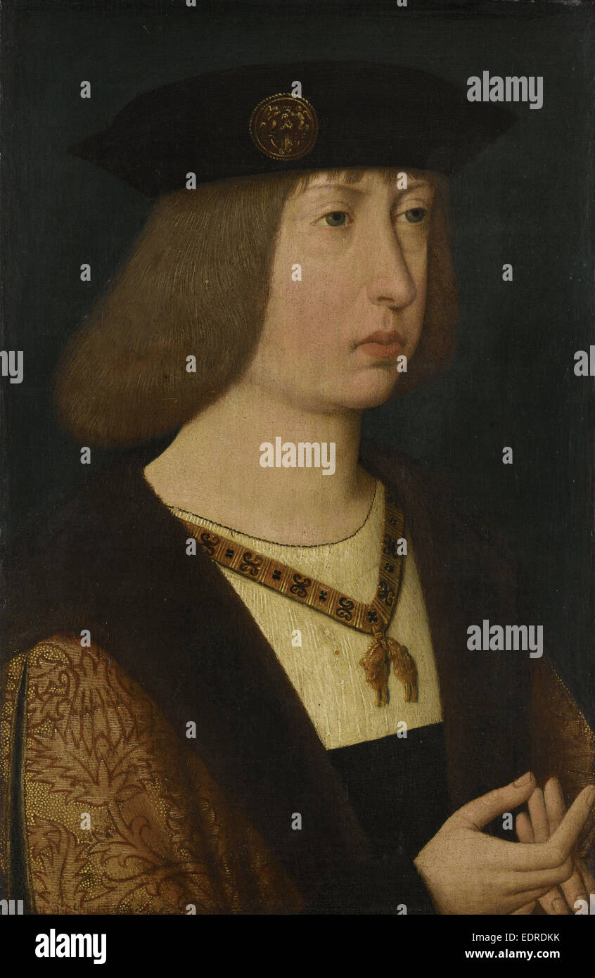 Portrait de Philippe le Bel, duc de Bourgogne, anonyme, c. 1500 Banque D'Images