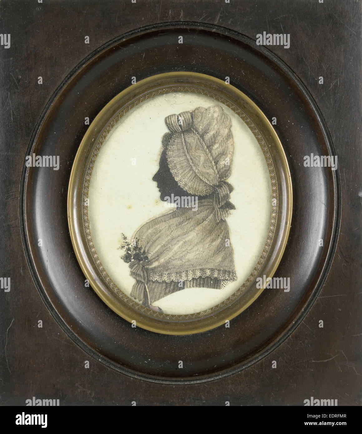 Portrait d'une femme, anonyme, c. 1775 Banque D'Images