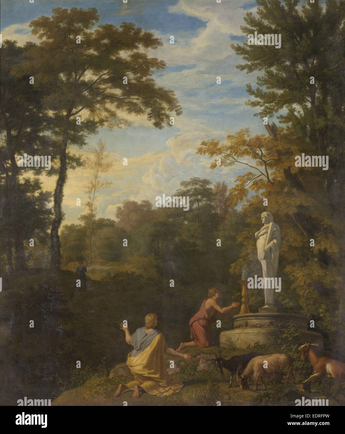 Paysage arcadien, Johannes Glauber, 1680 - 1726 Banque D'Images