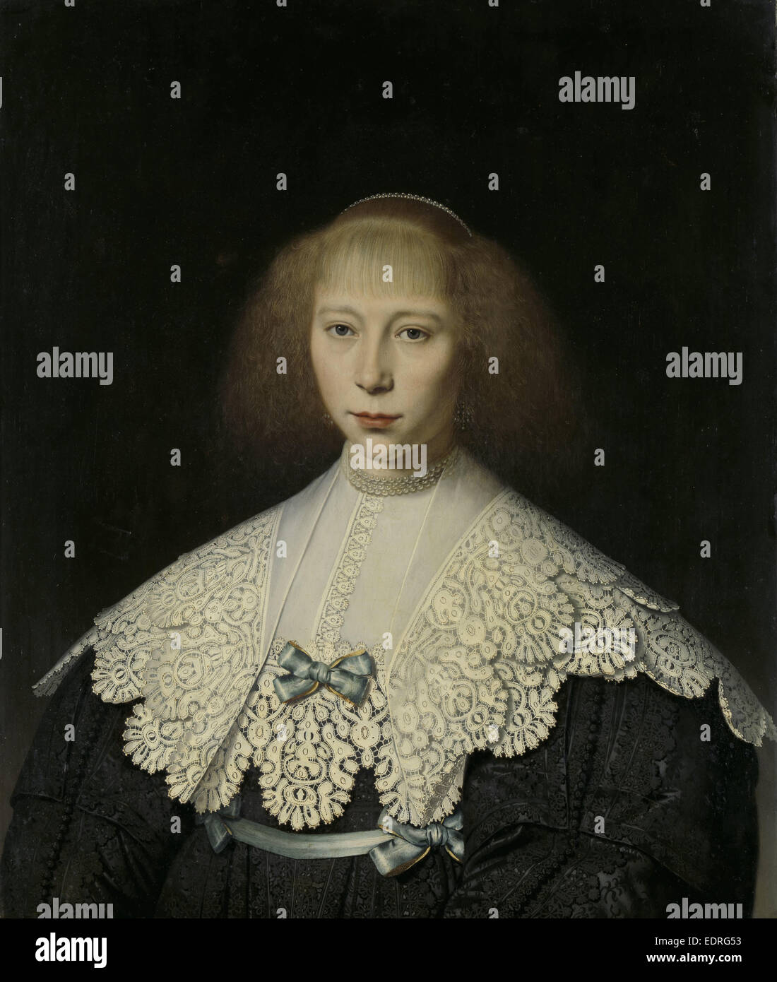 Agatha Geelvinck (1617-38). Première épouse de Frederik Dircksz Alewijn, Dirck Dircksz. van Santvoort, 1637 - 1640 Banque D'Images