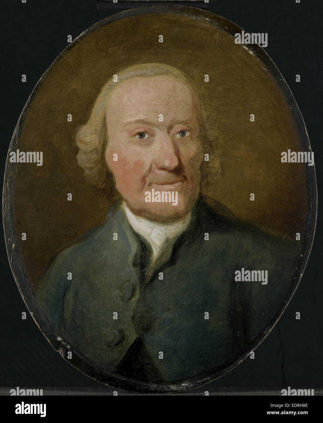 Autoportrait, Aert Schouman, 1787 Banque D'Images