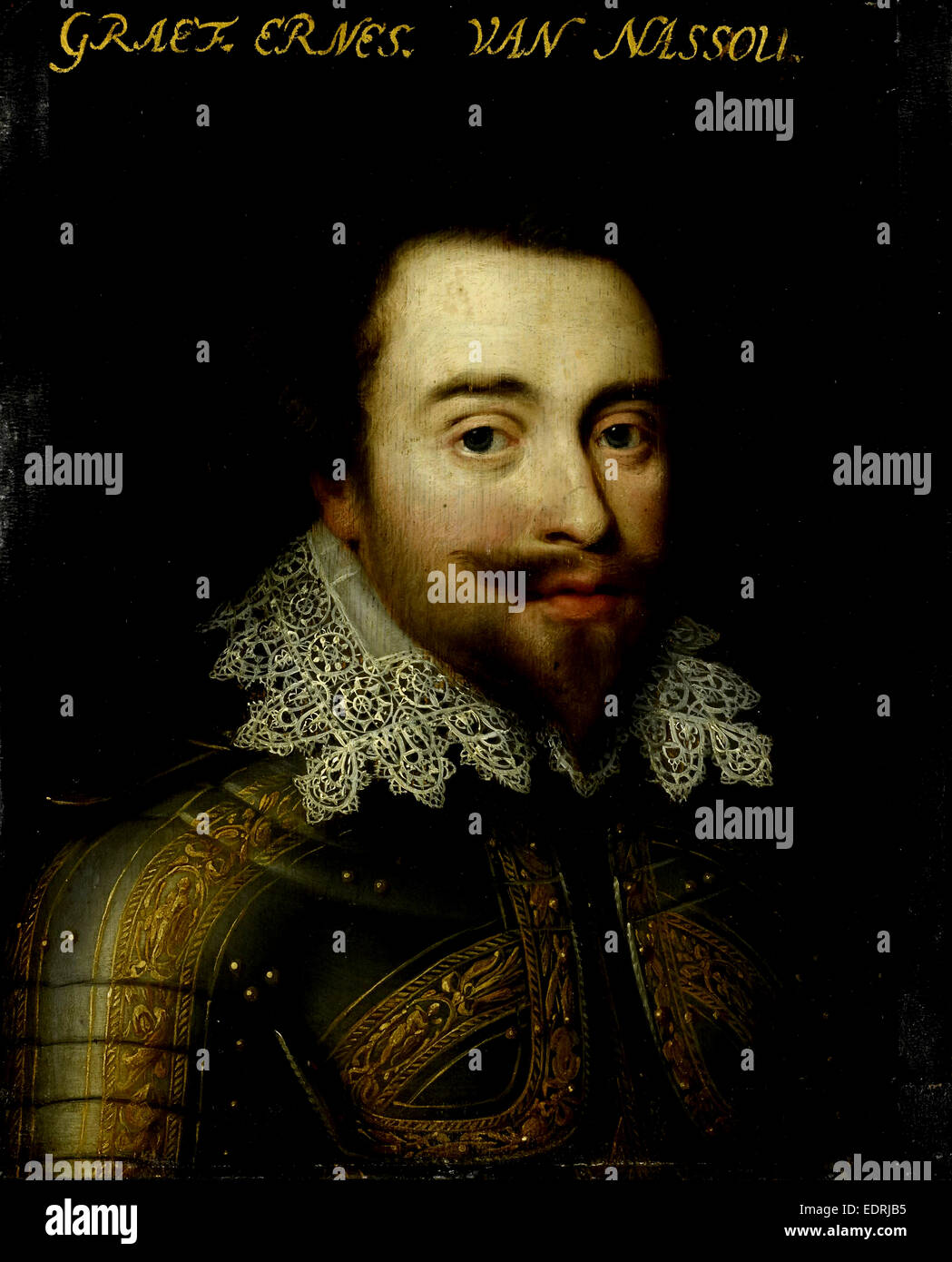 Portrait de Johan Ernst I, comte de Nassau-Siegen, atelier de Jan Antonisz van Ravesteyn, ch. 1609 - c. 1633 Banque D'Images