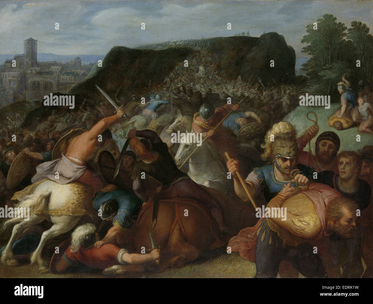 Valentinus est fait prisonnier, Otto van Veen, 1600 - 1613 Banque D'Images