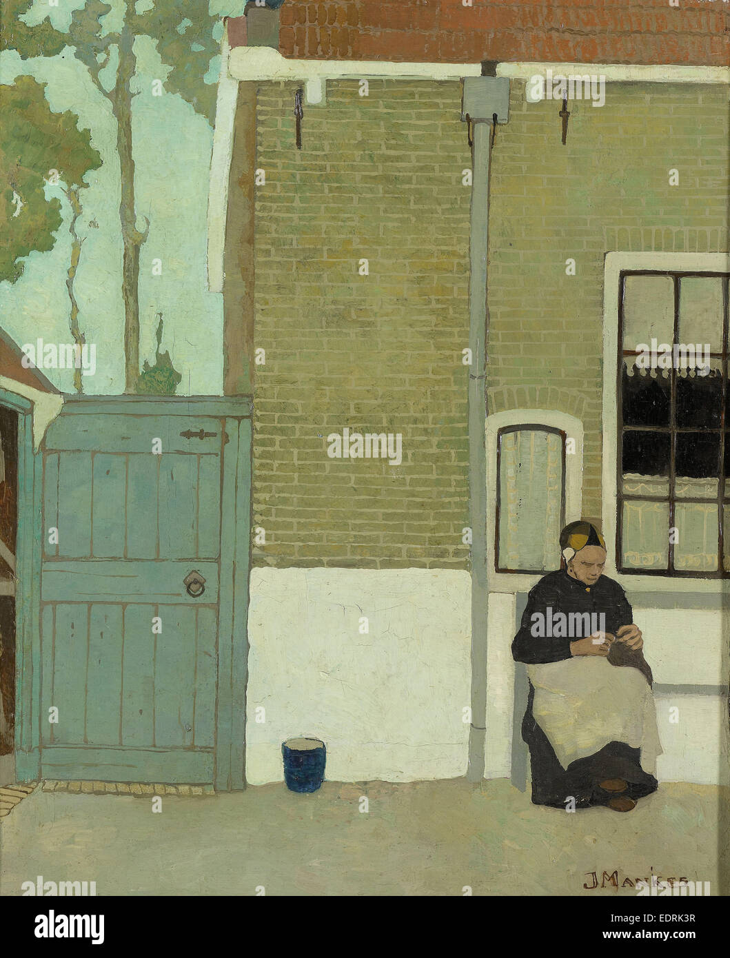 Femme de sa maison, Jan Mankes, 1914 Banque D'Images