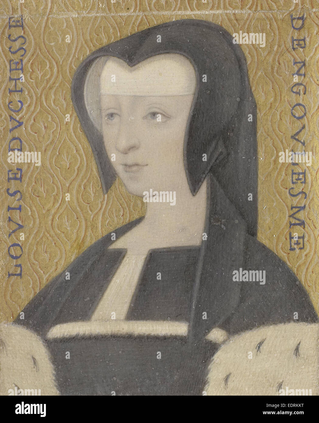 Louise de Savoie, Louise van Savoye,1467-1531,1532, la duchesse d'Angoulême, hertogin van Angoulême, mère de François Ier, Frans I Banque D'Images
